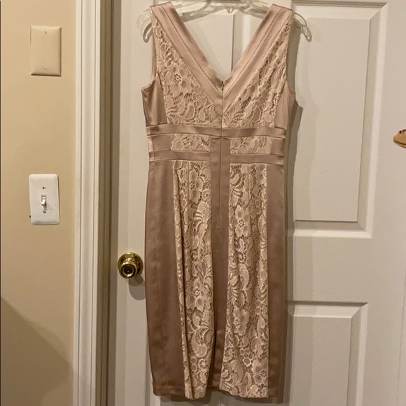 lace and satin dress - Picture 2 of 2